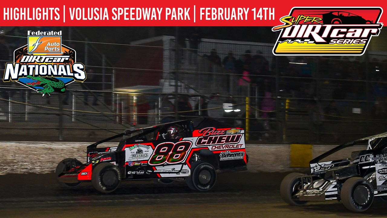 Super DIRTcar Series Big Block Modifieds | DIRTcar Nationals Night #4 | Feb. 14, 2026 | HIGHLIGHTS