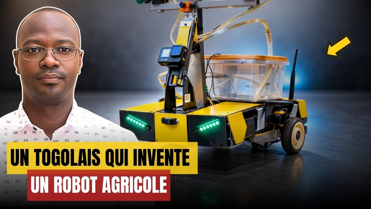 Ce jeune togolais est un génie de la robotique - Il crée des robot agricole