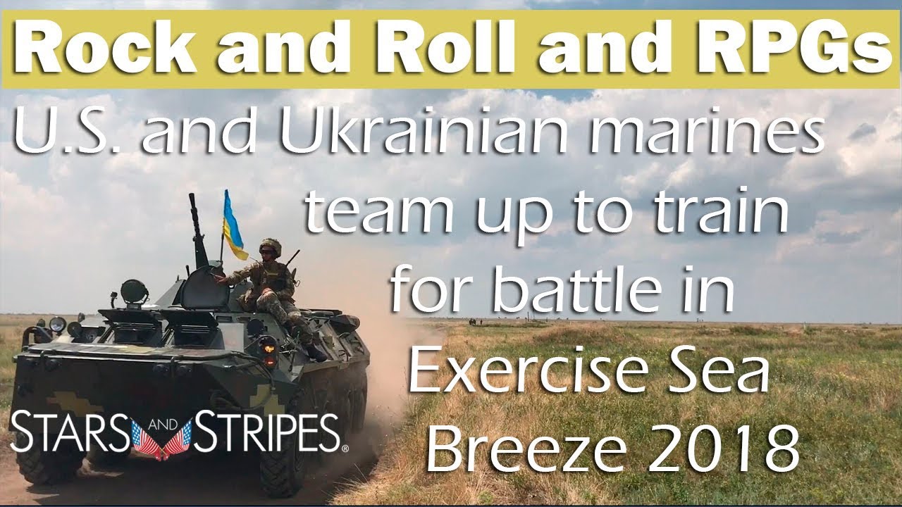 Ukrainian marines train with USMC