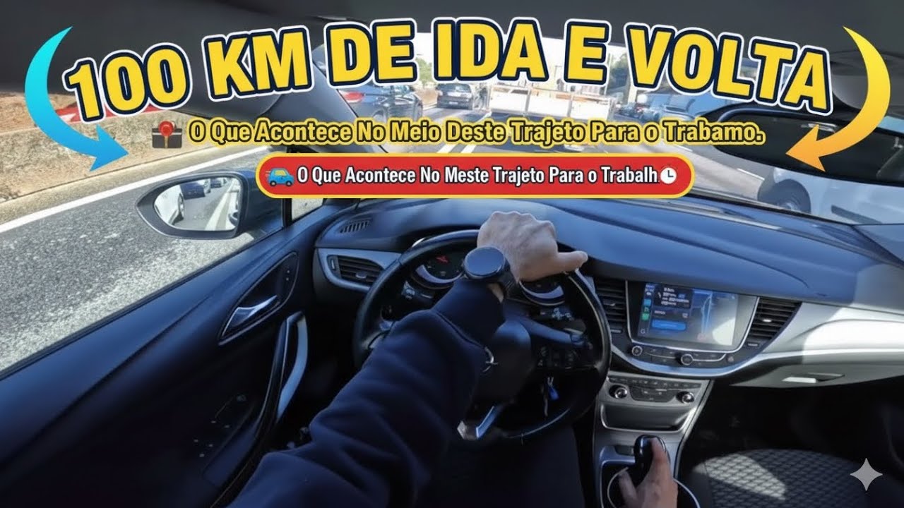 100 KM DE IDA E VOLTA 📍💼 O Que Acontece No Meio Deste Trajeto Para o Trabalho.