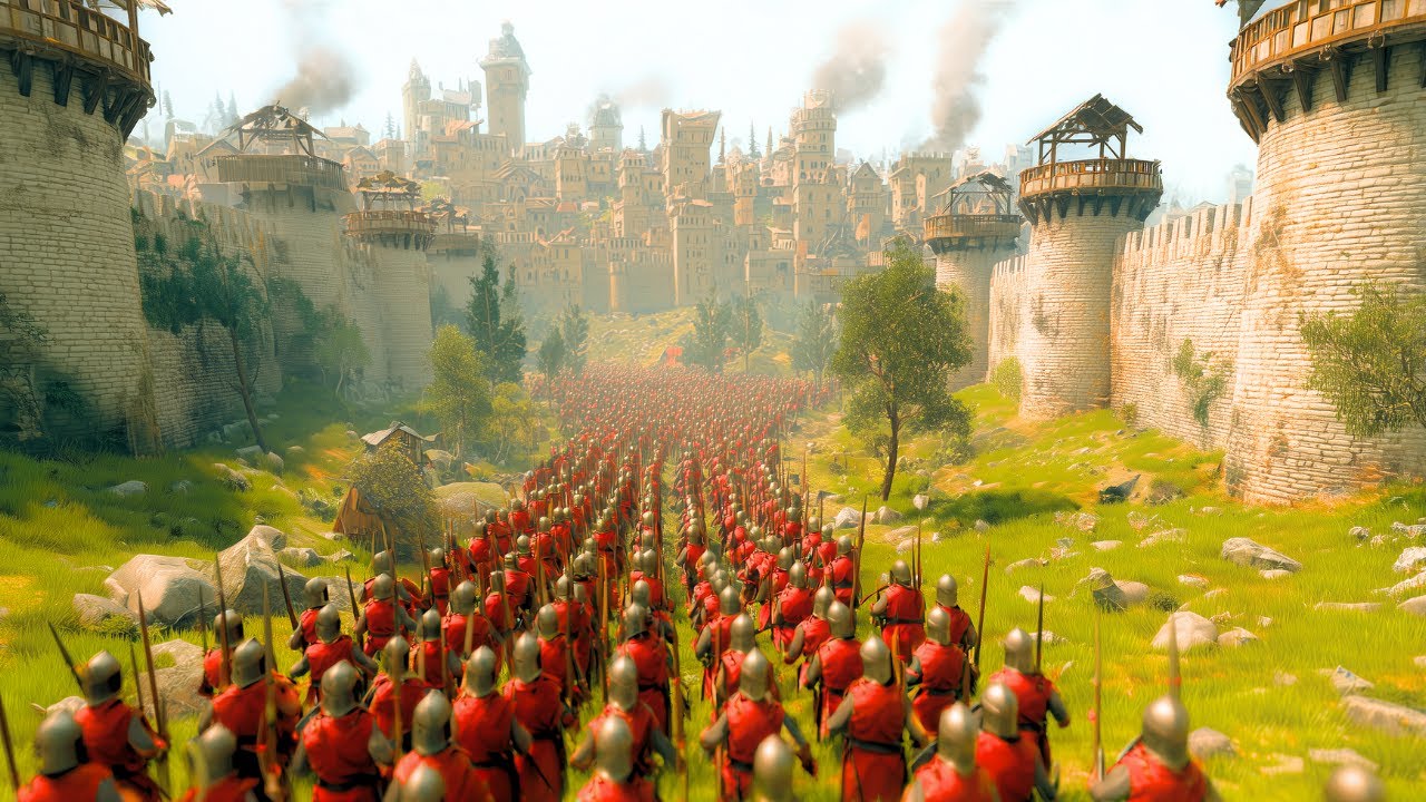 3000 vs 2000 Epic Castle Siege – Vlandias vs Khuzaits| Mount & Blade 2 Bannerlord