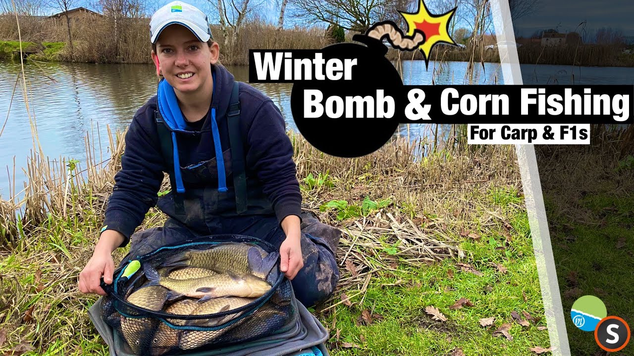 Winter Bomb & Corn Fishing For Carp & F1s