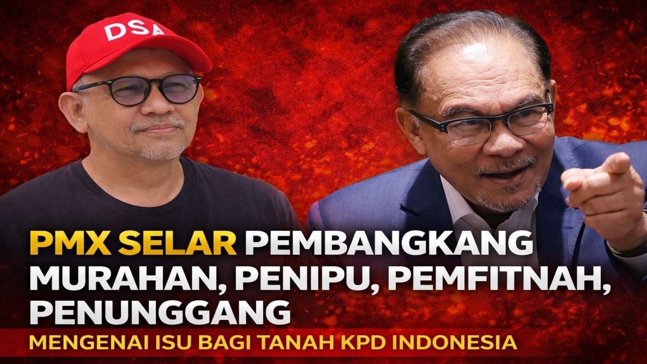 PMX selar pembangkang murahan, penipu, pemfitnah, penunggang mengenai isu bagi tanah kpd Indonesia 