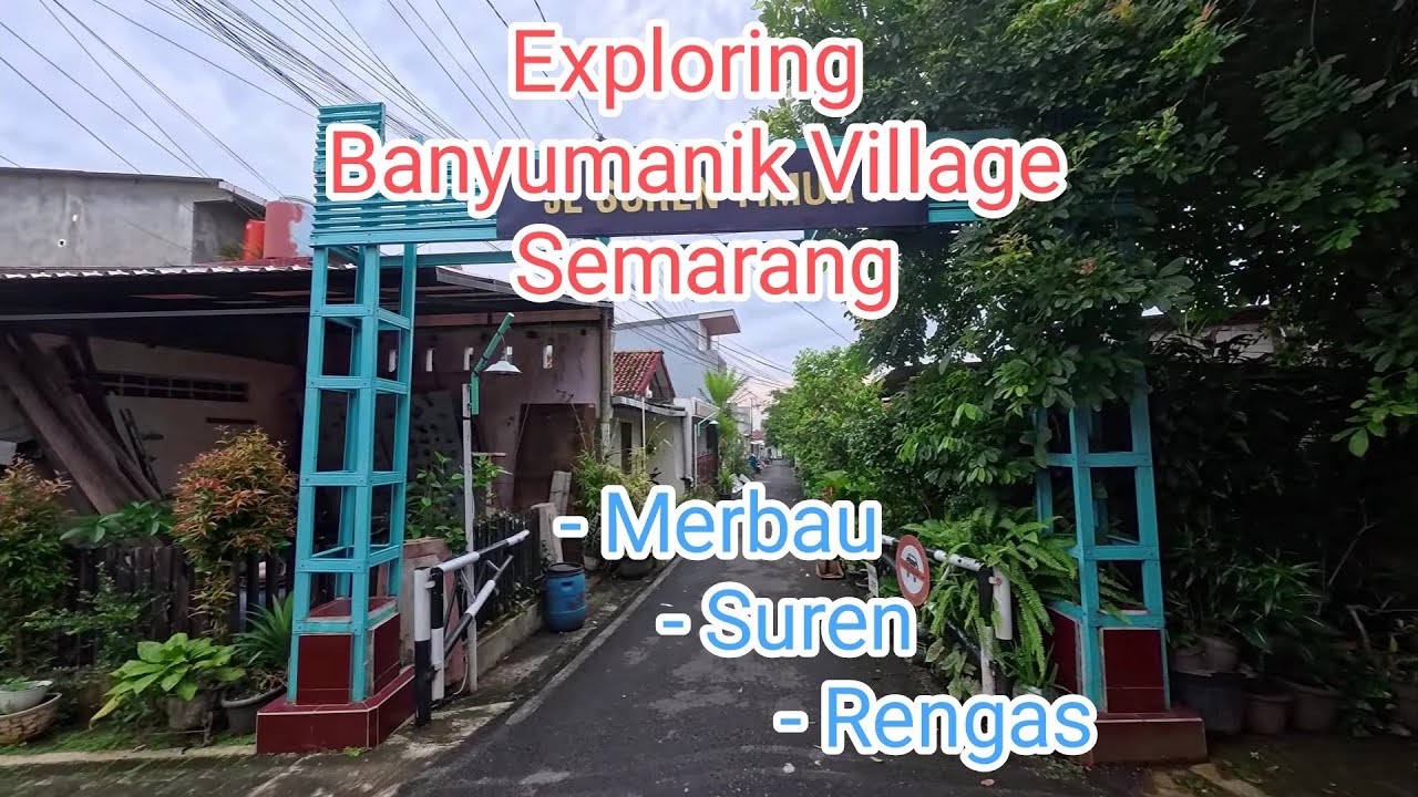 Exploring the Merbau - Rengas - Suren Village, Semarang | Indonesia 4K