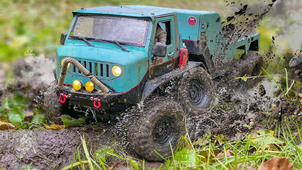 Exclusive RC truck 8x8 WD   handmade. Collectible tow truck designed individually.