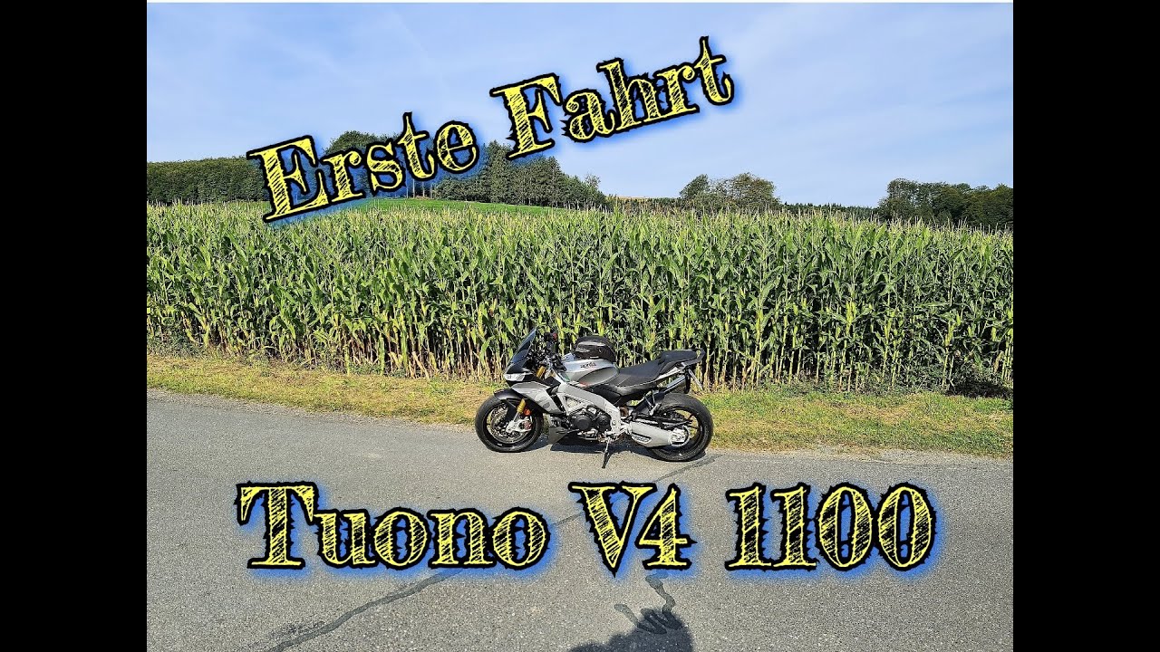 Erste Fahrt mit der Aprilia Tuono V4 1100