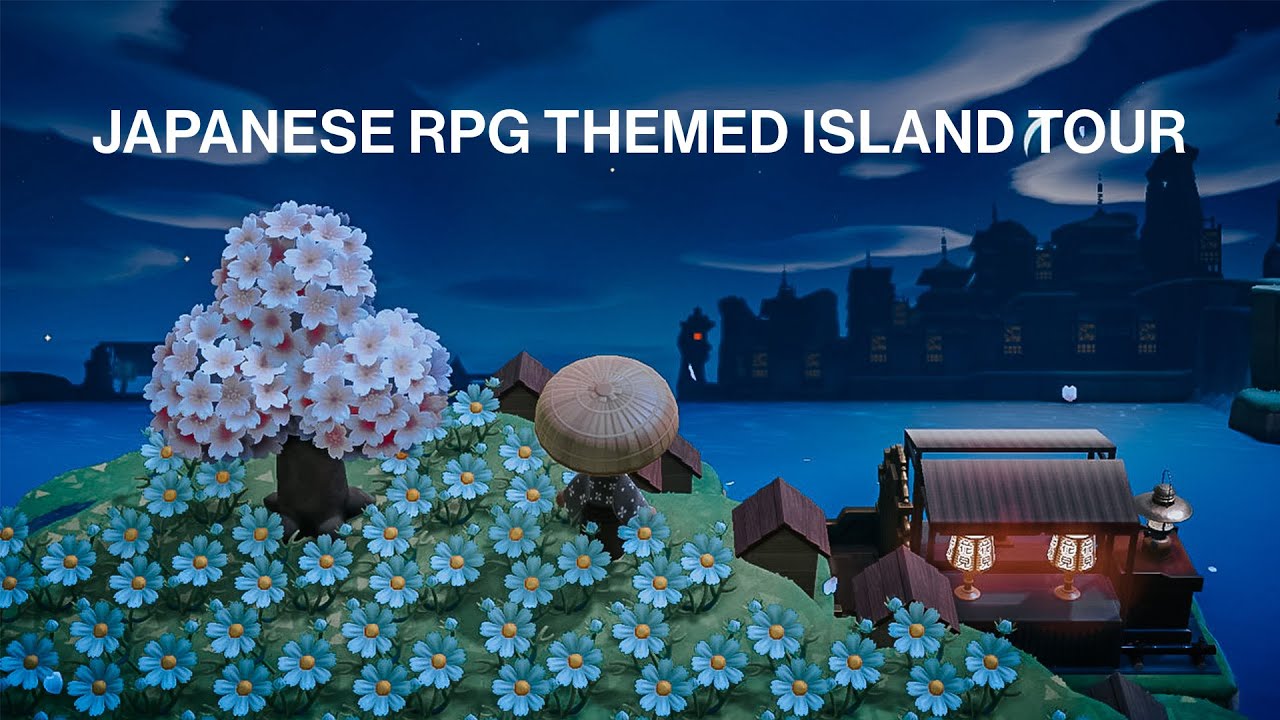 The Village Hidden In Cherry Blossoms, Japanese RPG Style Island Tour / Animal Crossing New Horizons