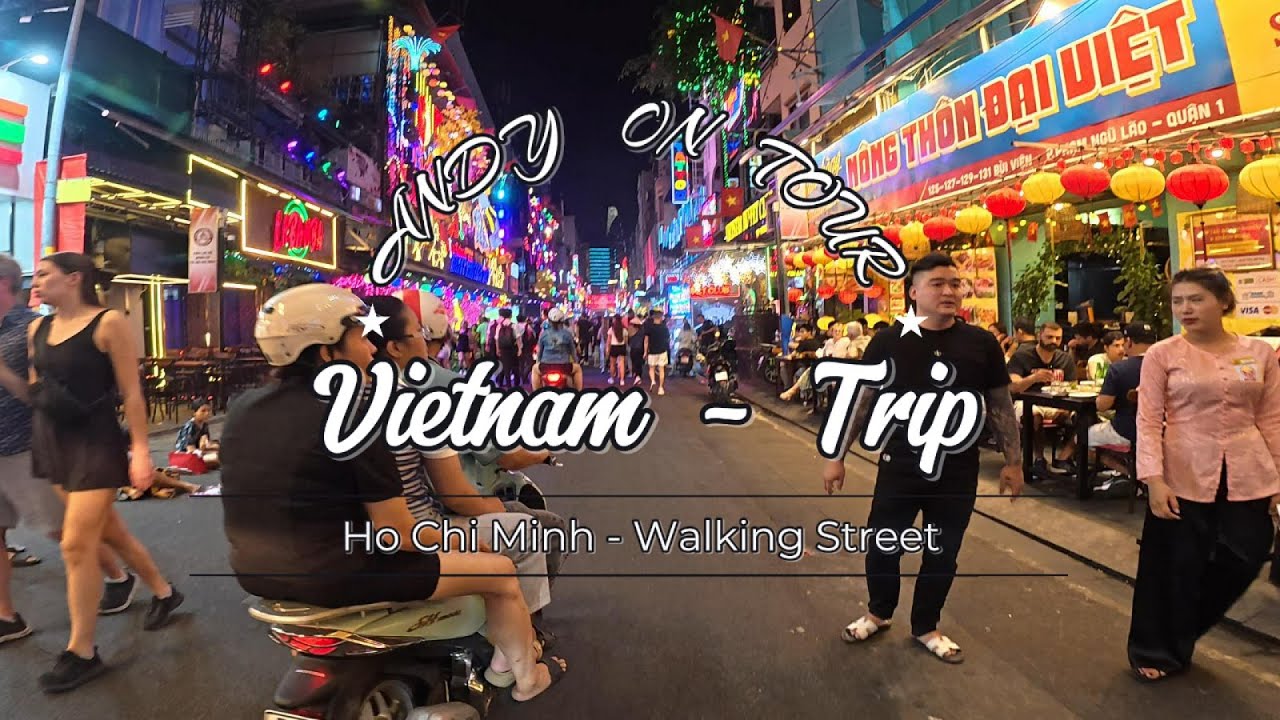 Bui Vien Walking Street. Laut grell und nichts für lange Abende