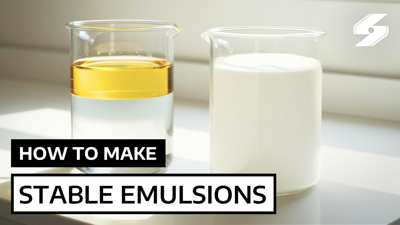 How to Make a Stable Emulsion &ndash; Oil and Water Emulsions