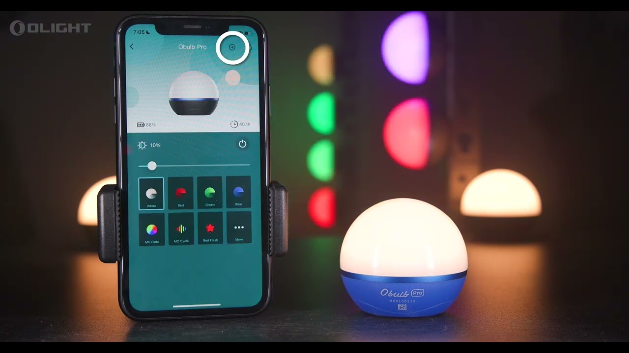 Инструкция по использованию фонаря Olight Obulb Pro!!!
