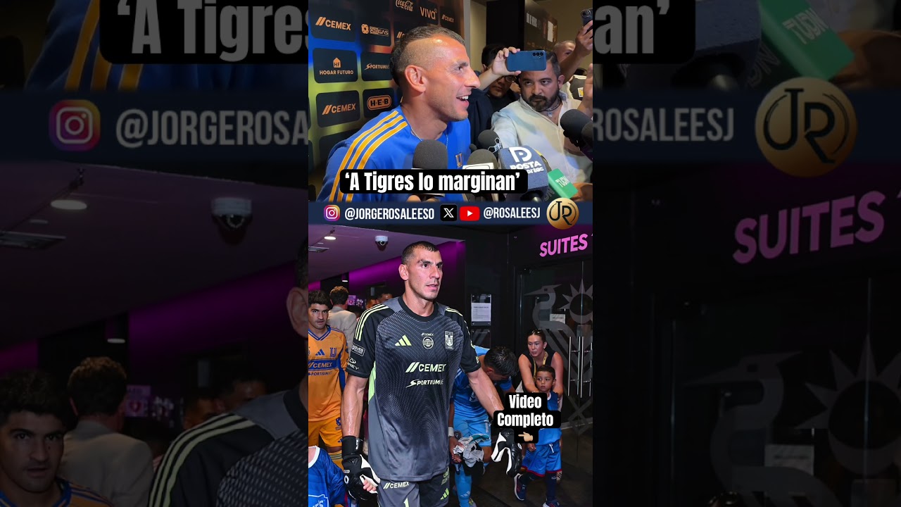 Nahuel Guzm&aacute;n habla la actualidad de Tigres de cara a la Liguilla.