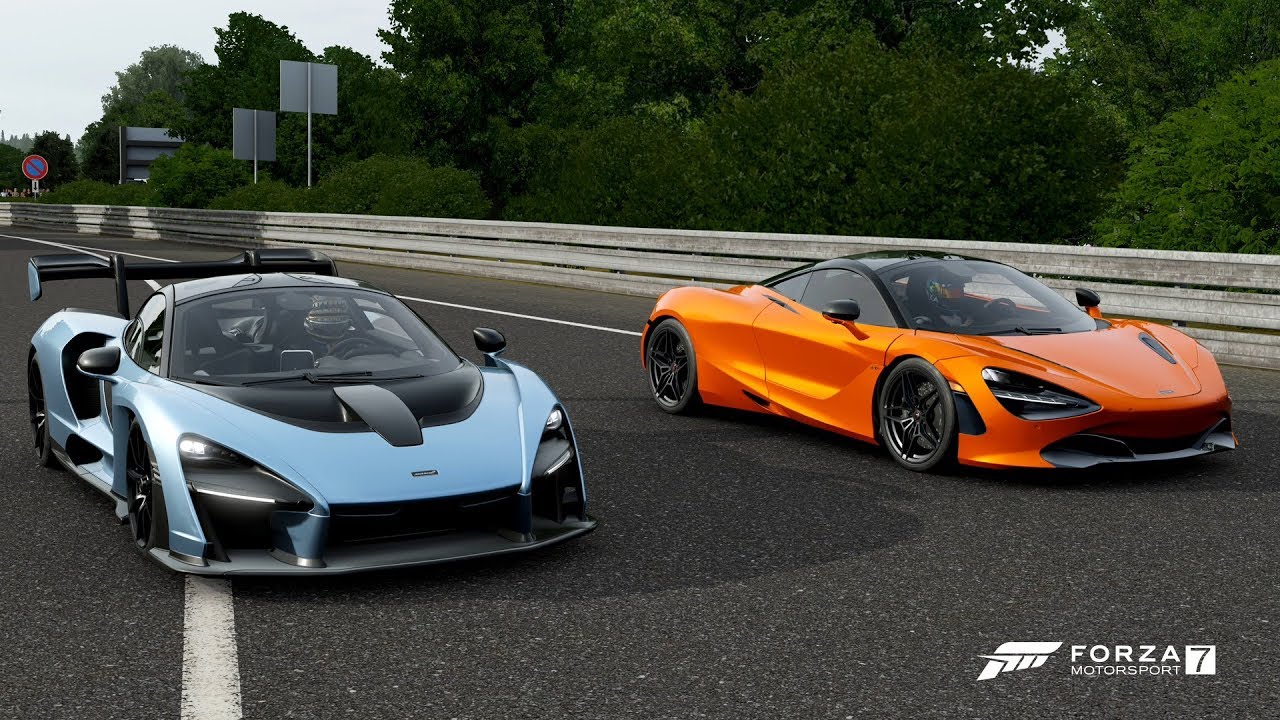 Forza 7 Drag race: McLaren 720s vs McLaren Senna