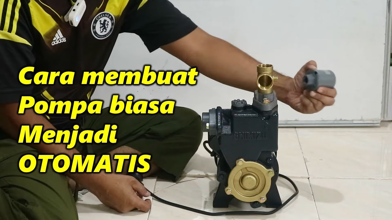 Cara membuat pompa biasa menjadi Otomatis
