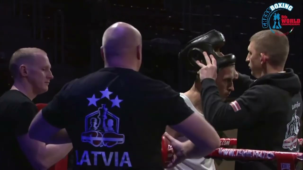Chessboxing final WCBO 2023 veteran category
