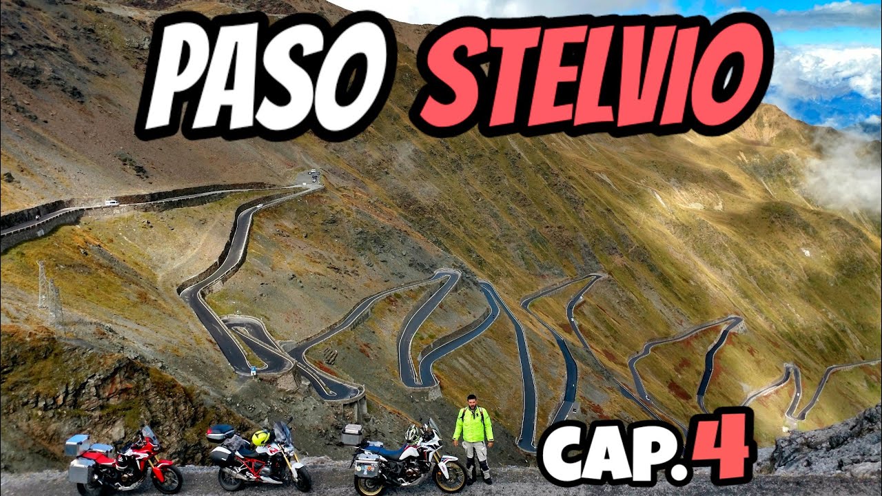😱CAIDA en el PASO STELVIO|ALPES ITALIANOS en MOTO TRAIL| AFRICA TWIN CRF1000L