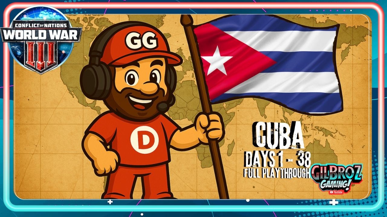 Conflict of Nations – CUBA in WW3! Days 1 - 38 (Full Playthrough)