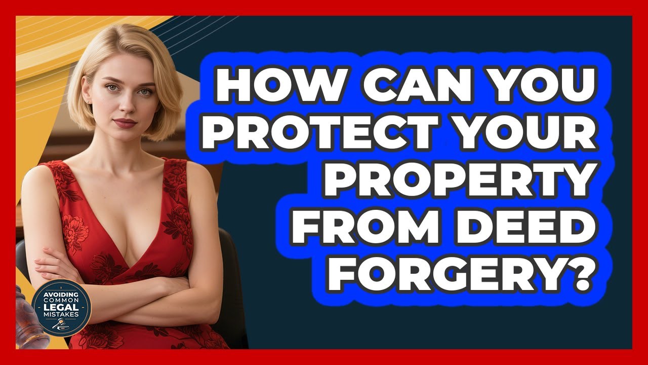 How Can You Protect Your Property From Deed Forgery? - Avoiding Common Legal Mistakes