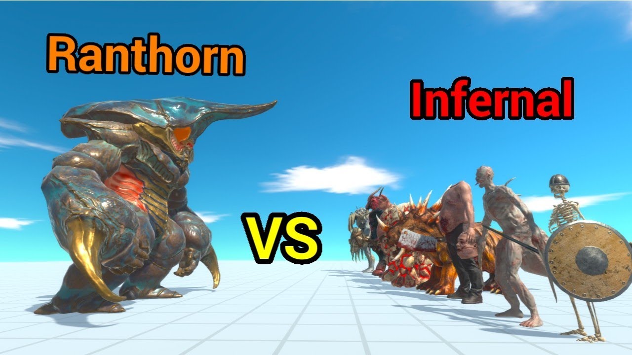Can ranthorn beat all infernal ? animal revolt battle simulator Ranthorn vs infernals