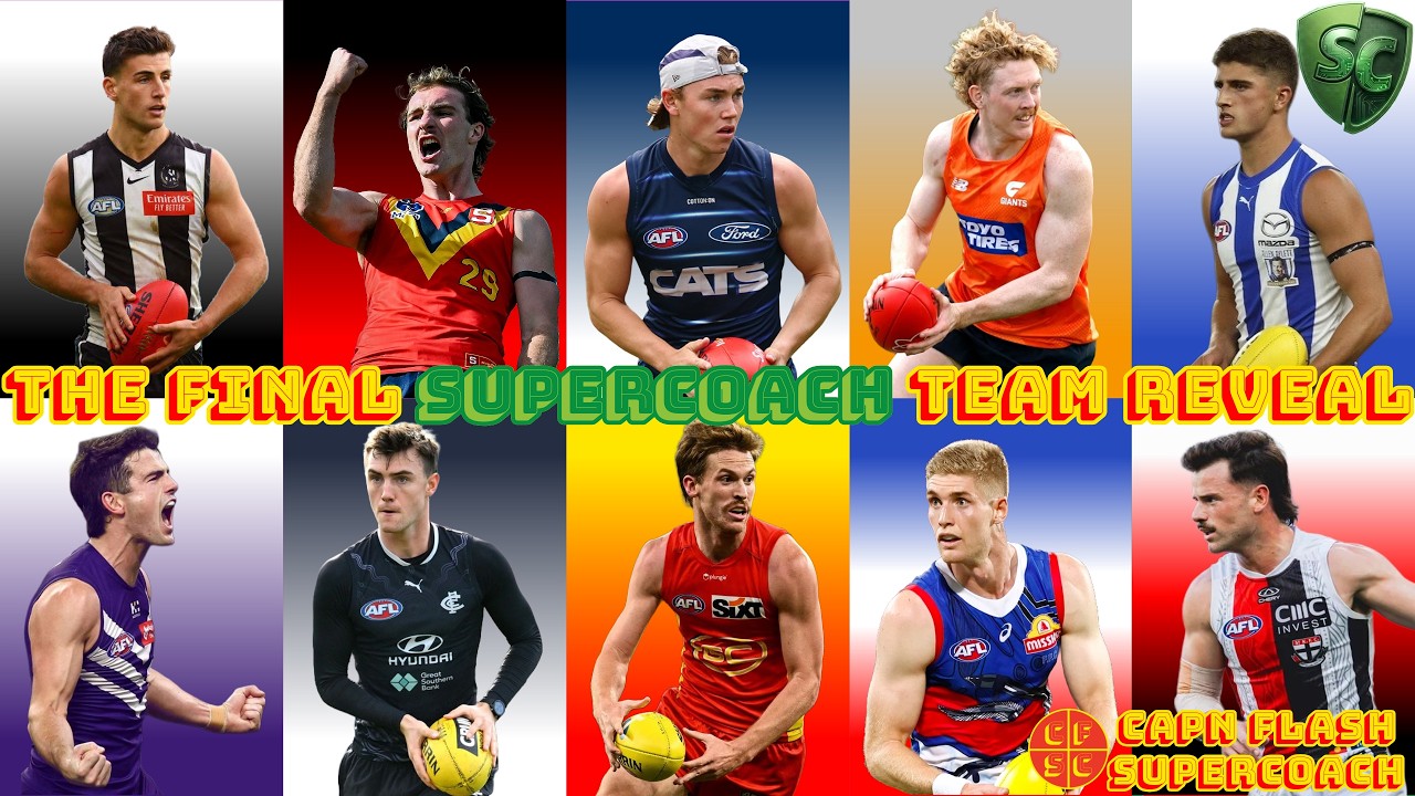 FINAL SUPERCOACH TEAM🔒| WHO AM I TAKING INTO ROUND 1