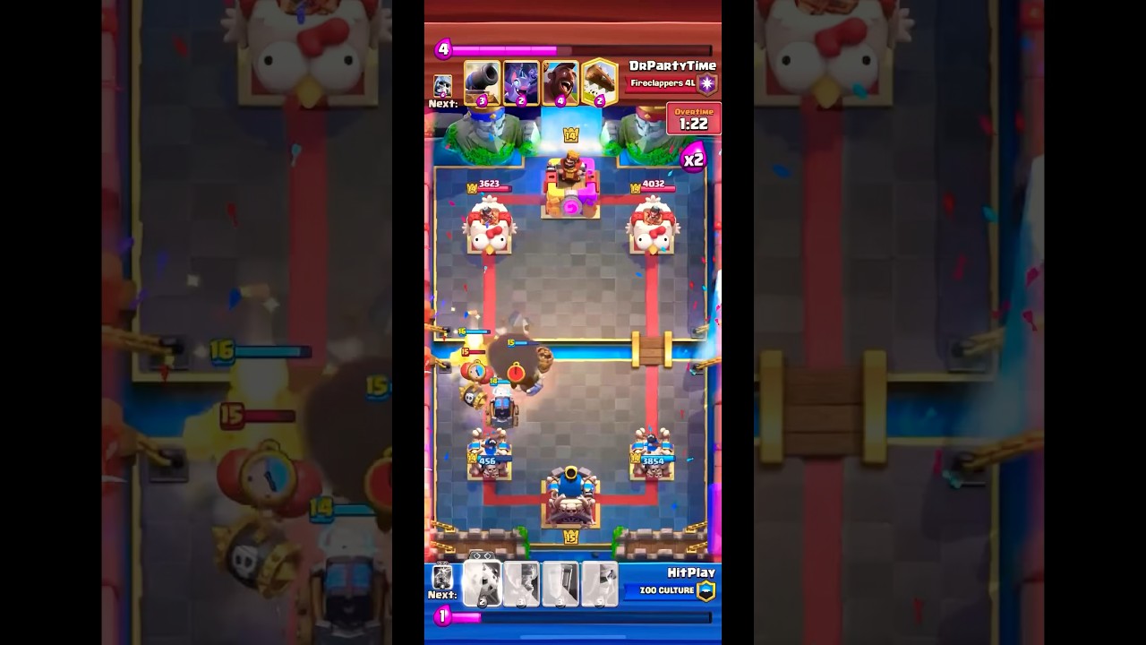 Clutch or luck. #hitplay #clashunity #clashroyale #supercell