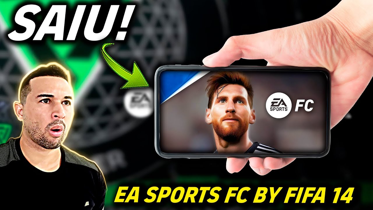 SAIU! EA SPORTS FC MOBILE BY FIFA 14 MODO OFFLINE ATUALIZADO COM MODO CARREIRA E ELENCOS 2024