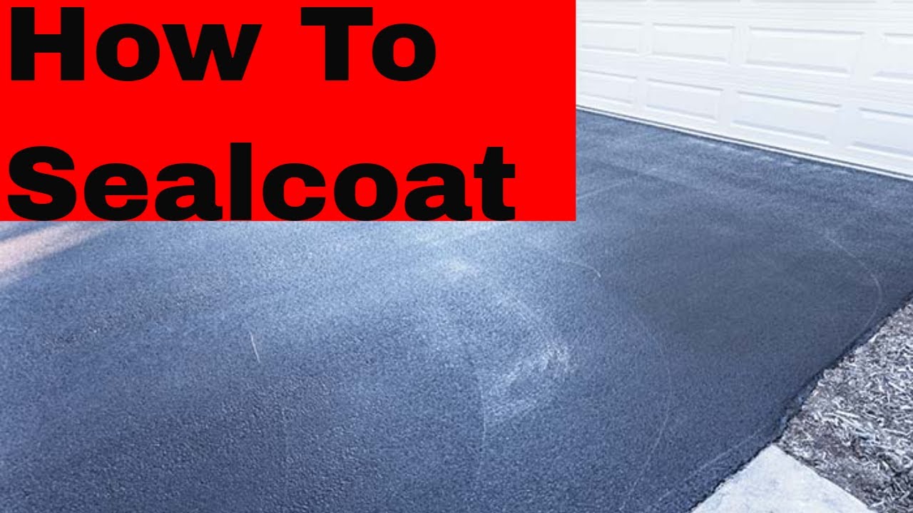 How To Sealcoat Your Driveway TIPS AND TRICKS