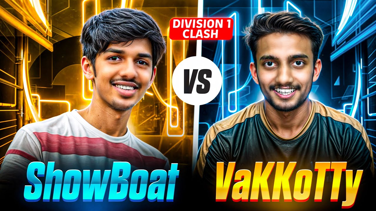 VaKKoTTy🆚SHOWBOAT | СЫГРАЛ ПРОТИВ ЛУЧШЕГО ИГРОК В КЕРАЛЕ🇮🇳 | GRINDING В 1-М ДИВИЗИОНЕ | @VaKKoTTy...