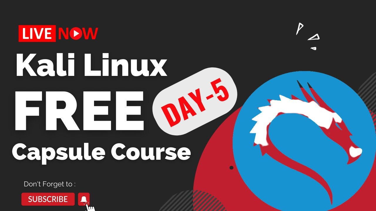 Kali Linux Free Capsule Course - Day 5 [ Hindi ]