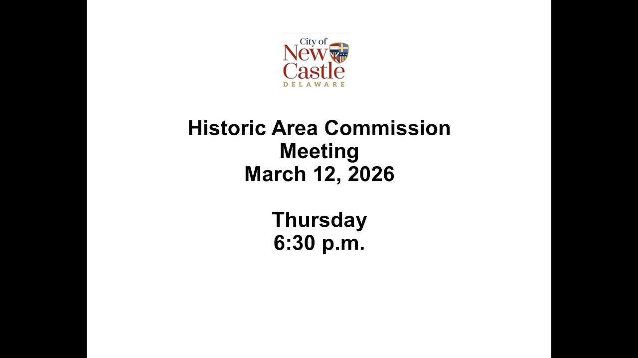 3-12-2026 Historic Area Commission Meeting