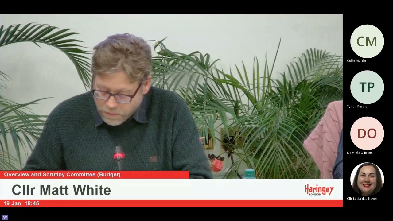 Overview & Scrutiny Committee Budget 19 January 2026