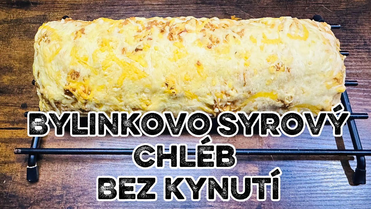 Sýrový chléb bez kynutí, který zvládne každý!