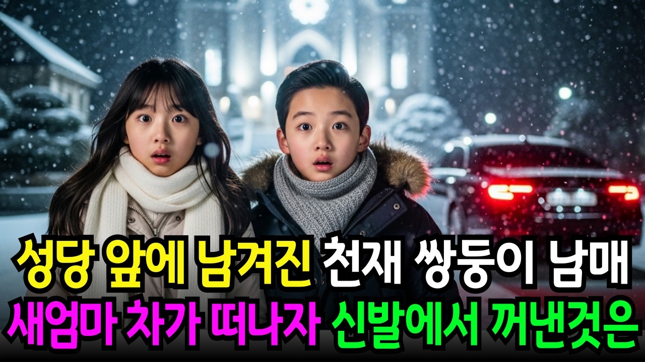 성당에 버려진 천재 쌍둥이, 새 엄마 차가 떠나자 신발 밑창에서 꺼낸것은…|노후사연|시니어사연|반전사연|감동사연|