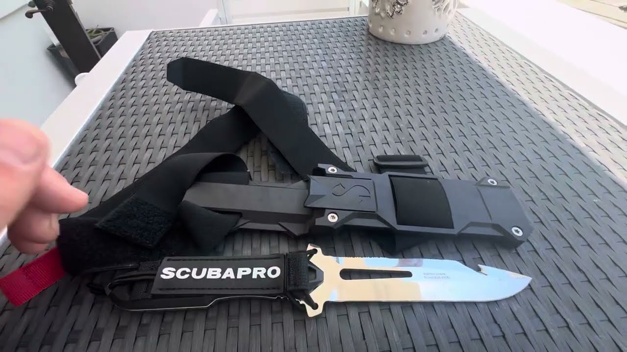 SCUBAPRO TK15 dive knife. Early impressions.