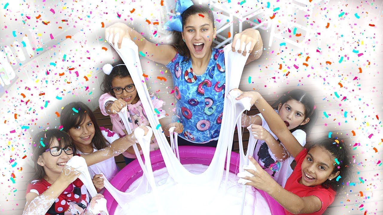 COLORI 50 KG DE SLIME COM 8 CORES E GLITTER (COLORING SLIME 50 KG WITH GLITTER) Mileninha