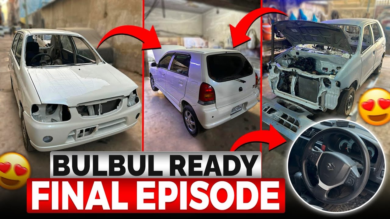 Fully Japnese Converted 660 Automatic Pearl White Colour Alto 🫶🏻 / Bulbul Restoration Last Ep 🥹