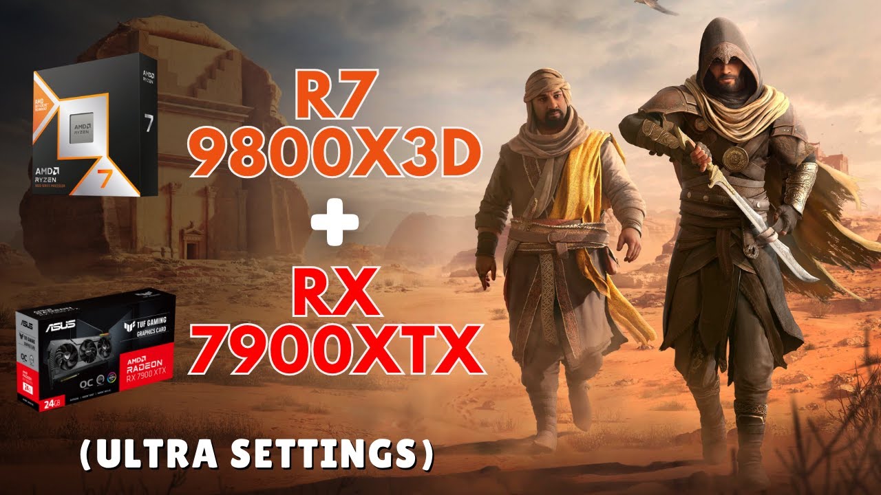Assassin’s Creed Mirage: Valley of Memory | 7900 XTX + 9800X3D | 4K | Ultra Settings