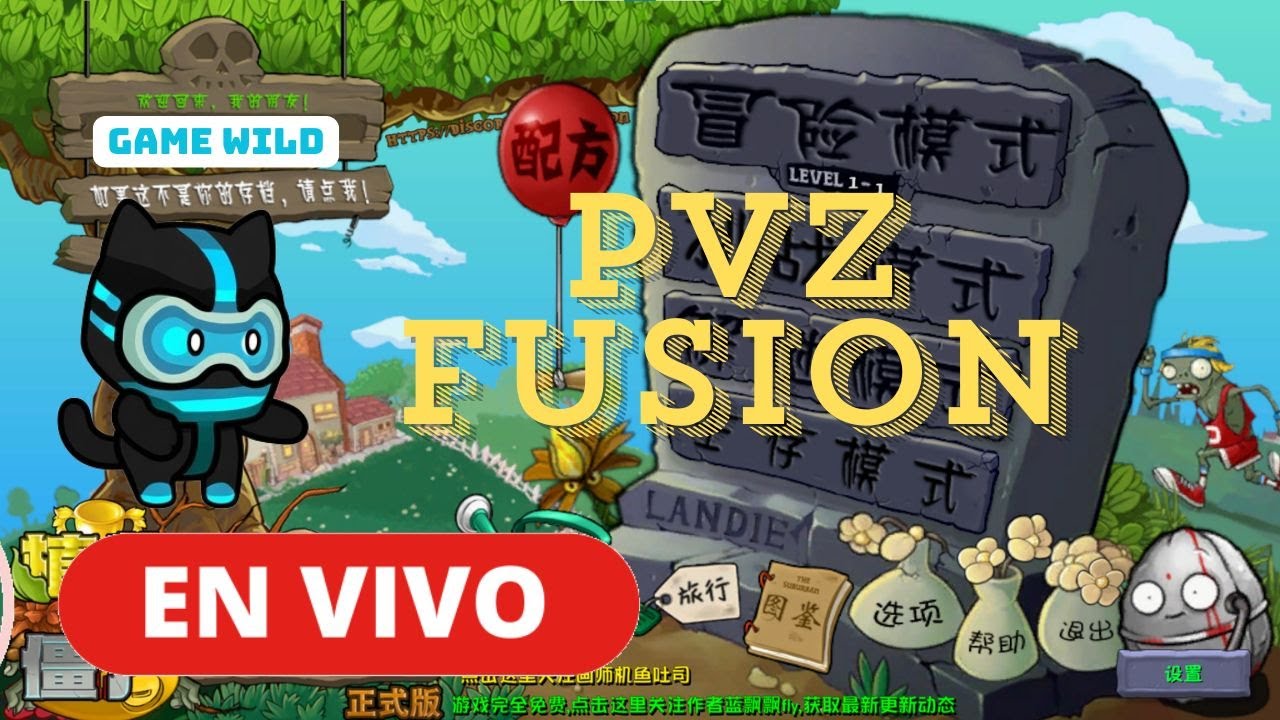 🔴 EN VIVO: Plants vs Zombies Fusion – Gameplay #1
