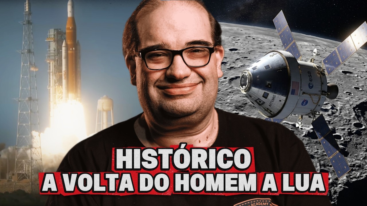 LAN&Ccedil;OU! O SER HUMANO EST&Aacute; VOLTANDO A LUA DEPOIS DE MAIS DE 50 ANOS - SERGIO SACANI MOSTROU TUDO