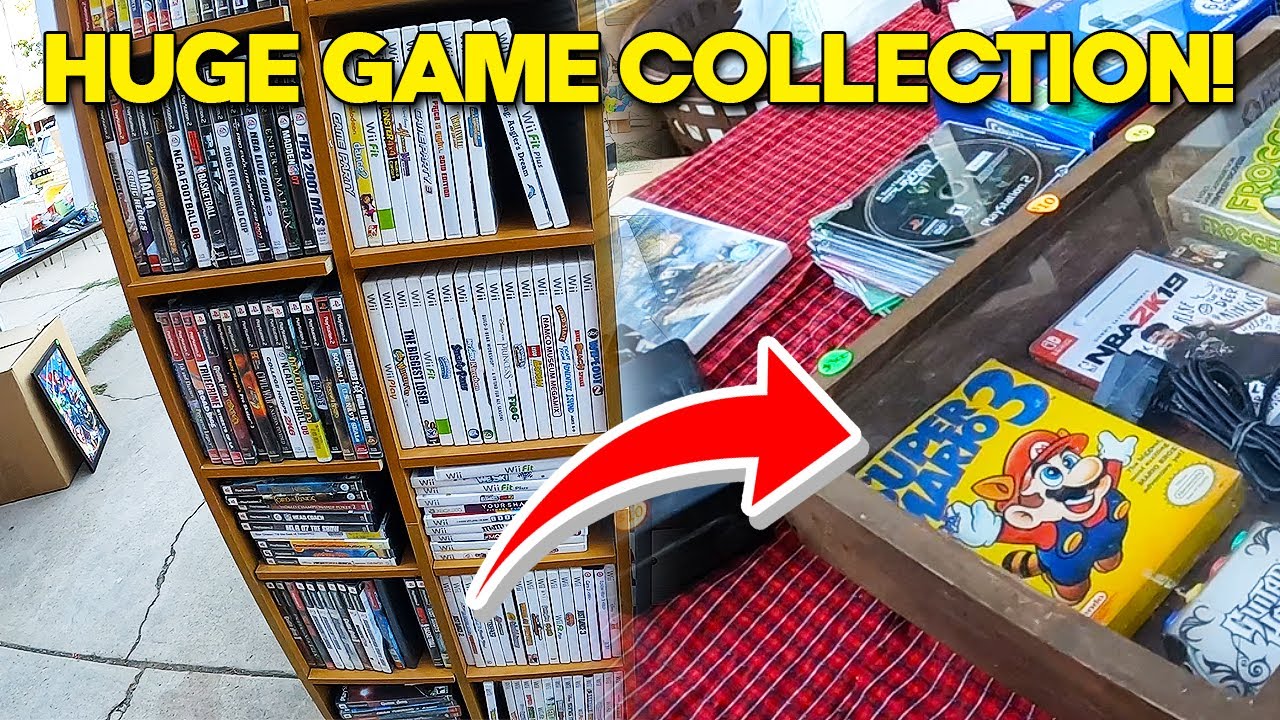 HUGE Video Game Collection Found at Yard Sale