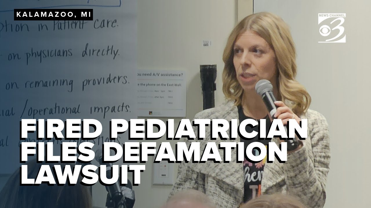 Fired pediatrician files defamation lawsuit against her former employer