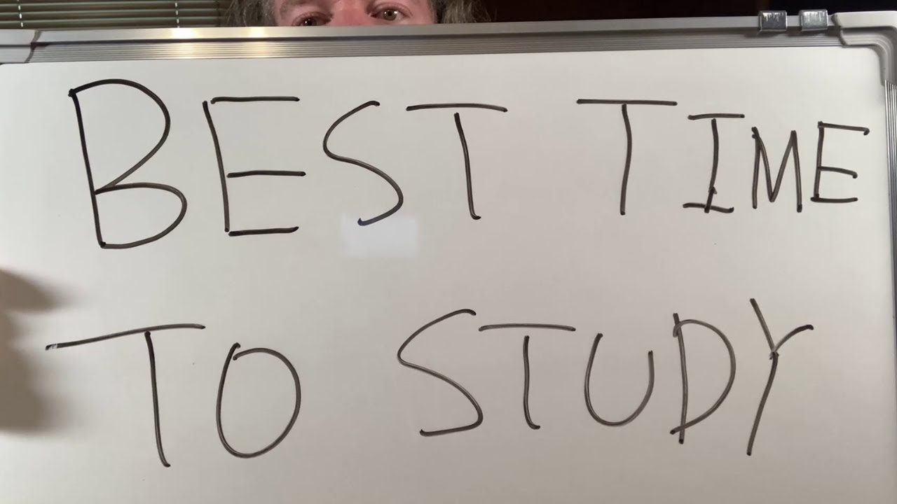 What Is The Best Time To Study?
