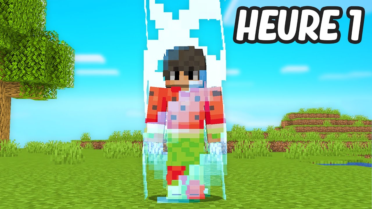 J'ai survécu dans une BORDURE de 1X1 sur Minecraft..