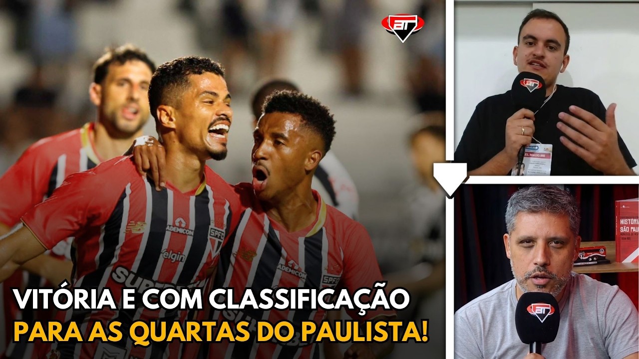 SÃO PAULO VENCE PONTE PRETA NO PAULISTÃO E SE CLASSIFICA PARA AS QUARTAS