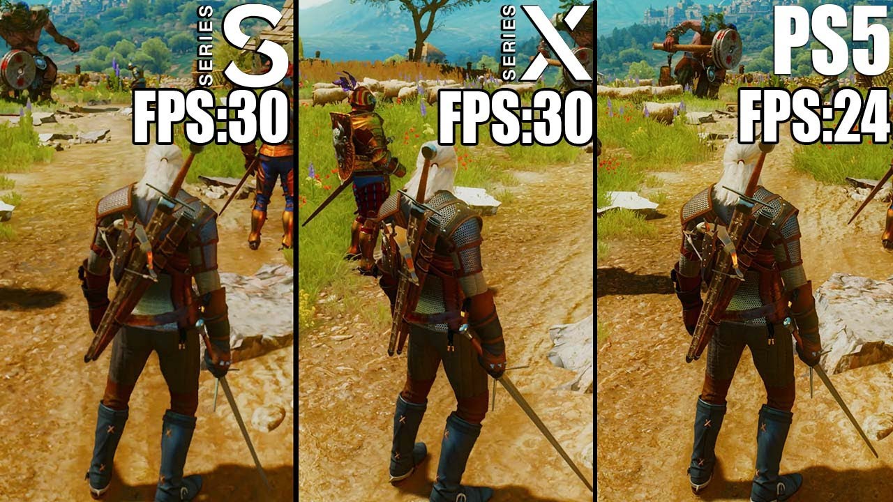 Series S vs. Series X vs. PS5 | The Witcher 3 Next Gen Update Loading, Graphics & FPS Comparison