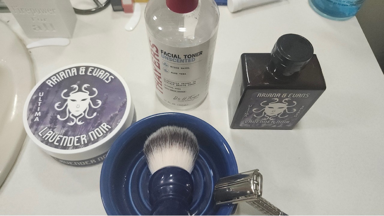Lavender Noir!! Gillette red tip Super speed!