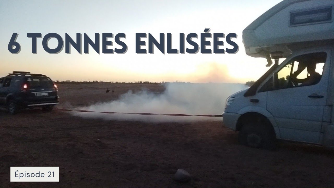 ENLISÉ DANS LE SABLE À MHAMID AVEC UN CAMPING CAR 6 TONNES | VANLIFE & CAMPING CAR AU MAROC | SAHARA
