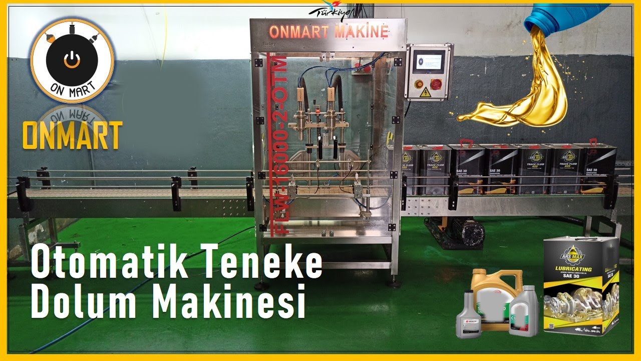Otomatik Teneke Dolum Makinesi