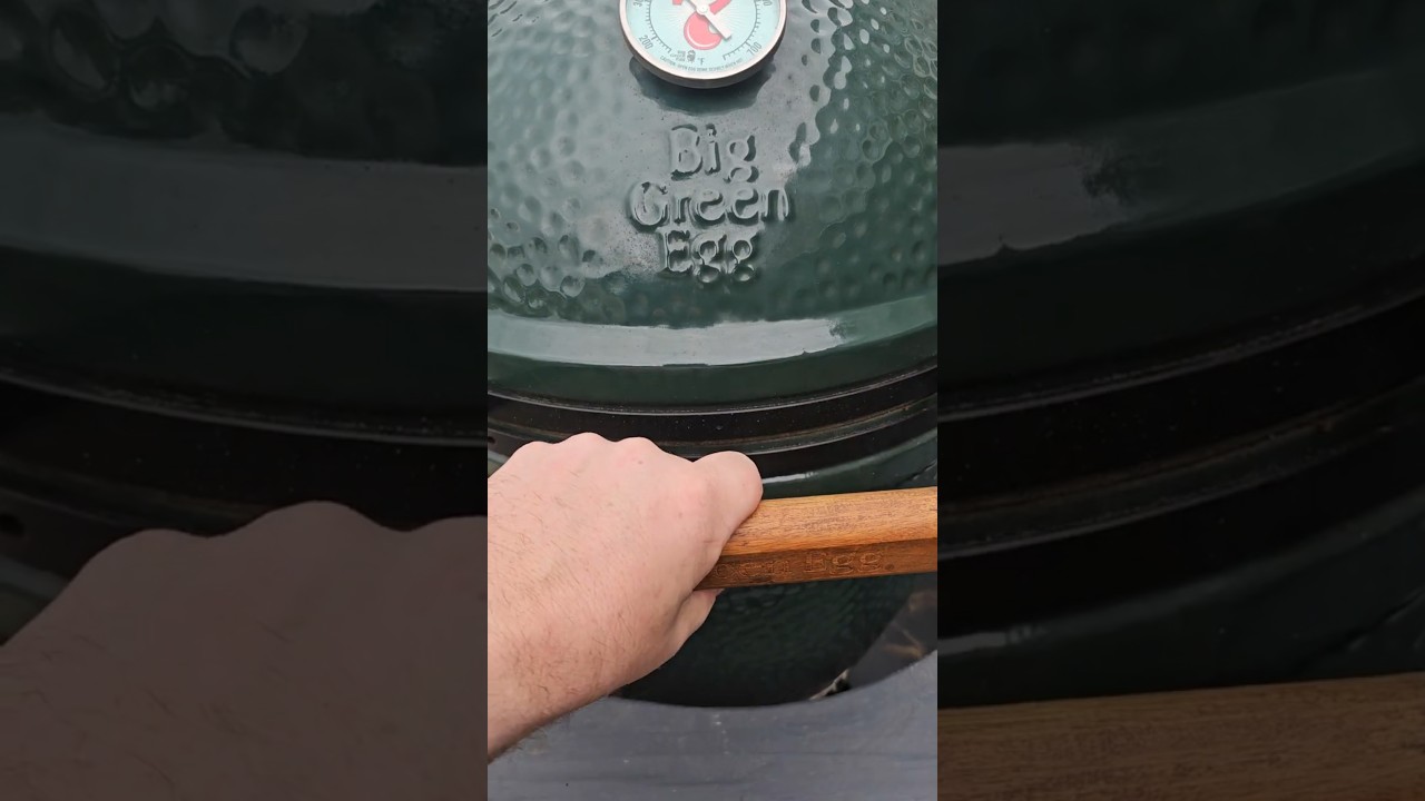 ♨️🎣🤤 Big Green Egg Black Garlic Cedar plank salmon
