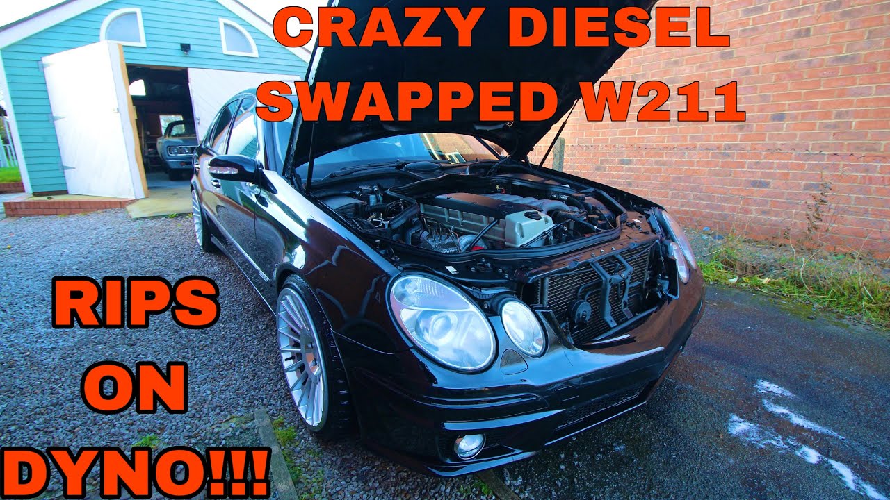 Безумная сборка Swap W211 с турбонаддувом OM606. БОЛЬШАЯ МОЩНОСТЬ... УВЕЛИЧЬТЕ ГРОМКОСТЬ!