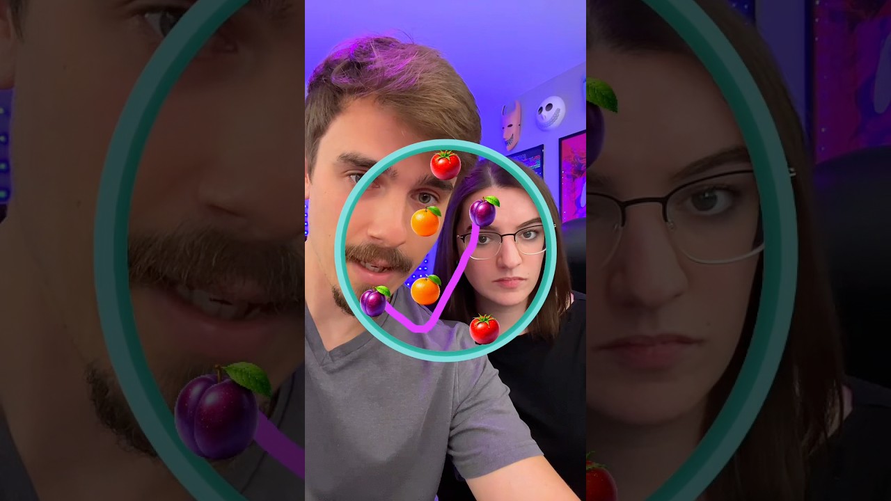 Connect the Fruit but DONT cross the lines!! #challenge #game #funny